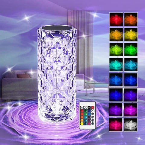 CRYSTAL DIAMOND LAMP - beautysweetie